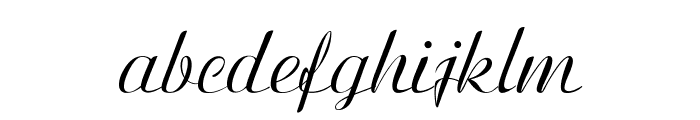 Clarinda-Italic Font LOWERCASE