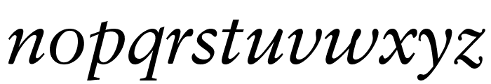 Classical Garamond Italic BT Font LOWERCASE