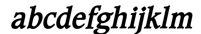 Clayton Bold Italic Font LOWERCASE