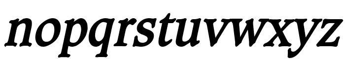 Clayton Bold Italic Font LOWERCASE