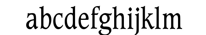 Clayton Condensed Normal Font LOWERCASE