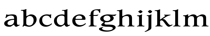 Clayton Extended Normal Font LOWERCASE