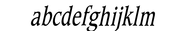 Clayton Thin Italic Font LOWERCASE