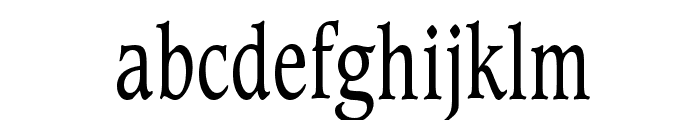 Clayton Thin Normal Font LOWERCASE