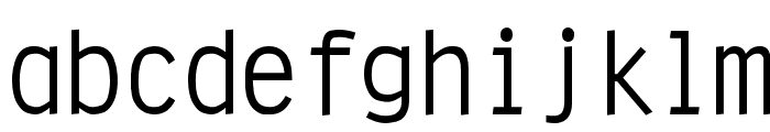Clean Normal Font LOWERCASE