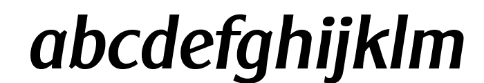 ClearGothicSerial-Medium-Italic Font LOWERCASE