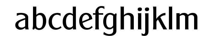 ClearGothicSerial-Regular Font LOWERCASE