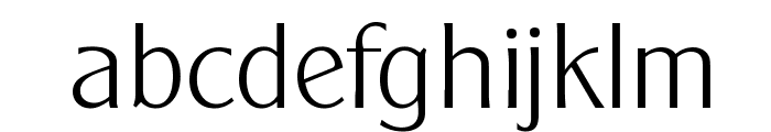 ClearGothicSerial-Xlight-Regular Font LOWERCASE