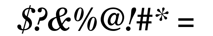 ClearfaceStd-BoldItalic Font OTHER CHARS