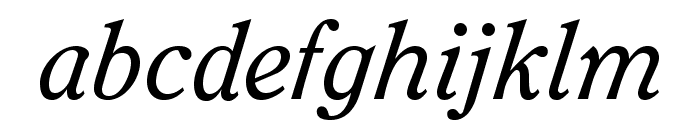 ClearfaceStd-Italic Font LOWERCASE