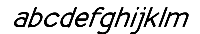 Clearwater-Italic Font LOWERCASE