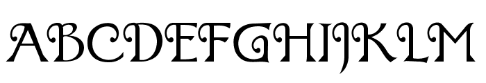 Cloqua Font UPPERCASE