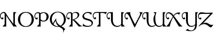 Cloqua Font UPPERCASE