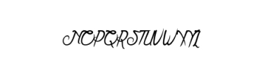 Clarraph-Script.ttf Font UPPERCASE