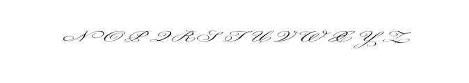 Classical-Simple handwritten font Font UPPERCASE