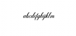 Claudia Betta.ttf Font LOWERCASE