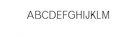 Cleantha-Light.otf Font UPPERCASE