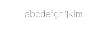 Cleantha-Thin.woff Font LOWERCASE