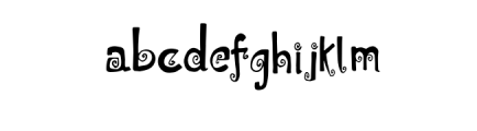 Clotilda Script Typeface Font LOWERCASE