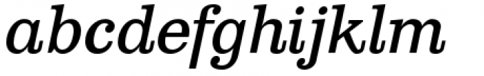 Clarendon Text Italic Font LOWERCASE
