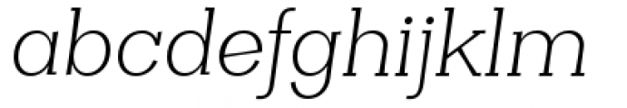 Clasica Light Italic Font LOWERCASE