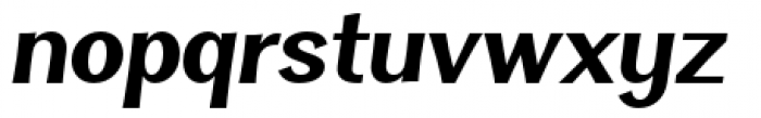 Clasica Sans Black Italic Font LOWERCASE