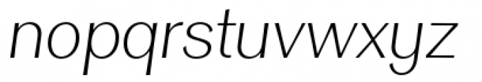 Clasica Sans Light Italic Font LOWERCASE
