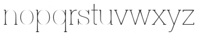 Clasica Thin Font LOWERCASE