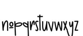 Claystorm Regular Font LOWERCASE