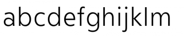 Clear Sans Screen Light Font LOWERCASE
