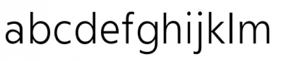 Clear Sans Text Light Font LOWERCASE
