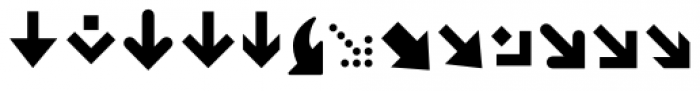 ClickBits Arrows1 Font LOWERCASE