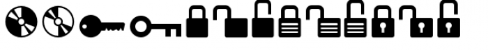 ClickBits Icons2 Font LOWERCASE