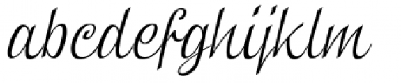 Clipper Script Slanted Font LOWERCASE