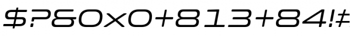 Clonoid Regular Italic Font OTHER CHARS
