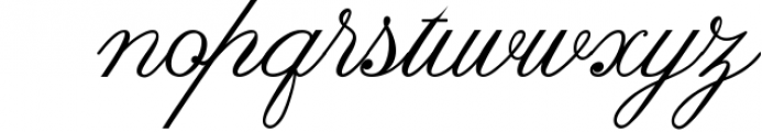 Claudia Calligraphy Font LOWERCASE