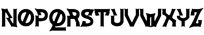 CLASSICAL LETTERING DEMO REGULAR Font UPPERCASE