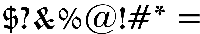 CLoisterOpti-Black Font OTHER CHARS