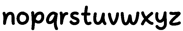 Clamy Island Font LOWERCASE