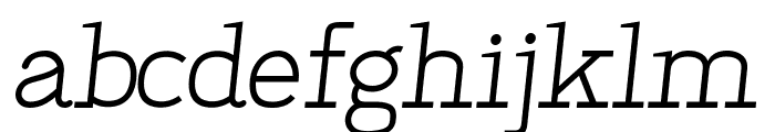 Clangorous Demo Italic Font LOWERCASE
