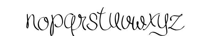 ClarissaPersonalUse Font LOWERCASE
