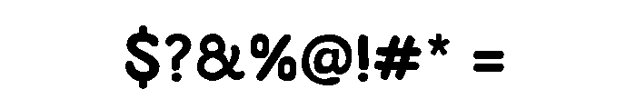 Clarksondemo Font OTHER CHARS