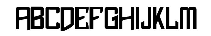 Clashed Dinosaurs Font UPPERCASE