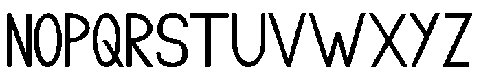 Class A Font UPPERCASE
