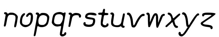Class Variable Italic Font LOWERCASE