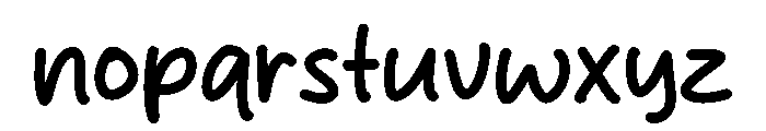Classic Market Font LOWERCASE
