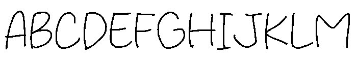 Classic Milky Font UPPERCASE