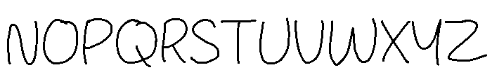 Classic Milky Font UPPERCASE