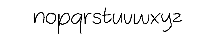 Classic Milky Font LOWERCASE
