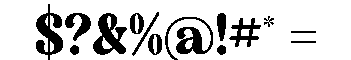 Classica Motion Font OTHER CHARS